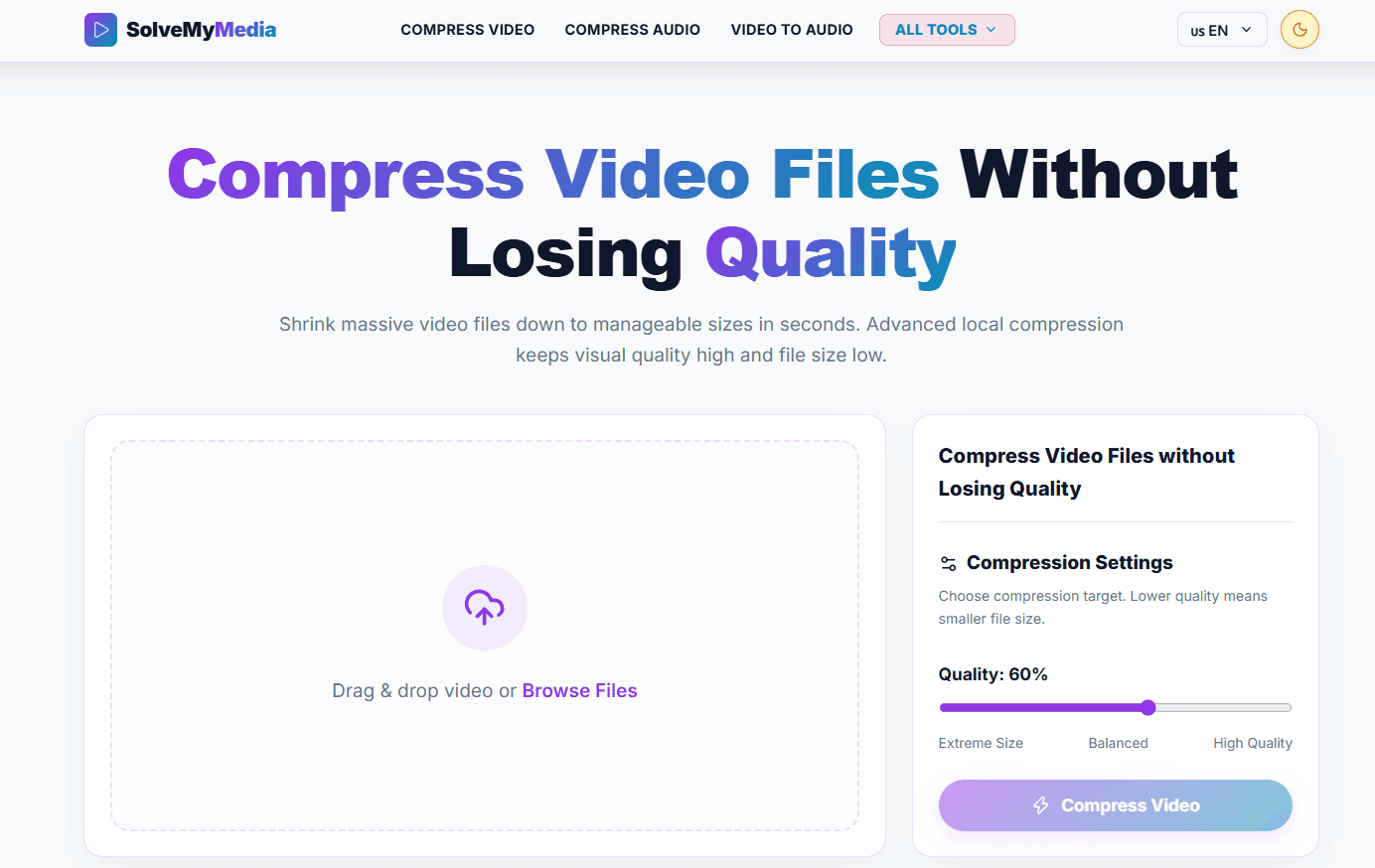 SolveMyMedia - Pengolah Audio & Video Tanpa Server