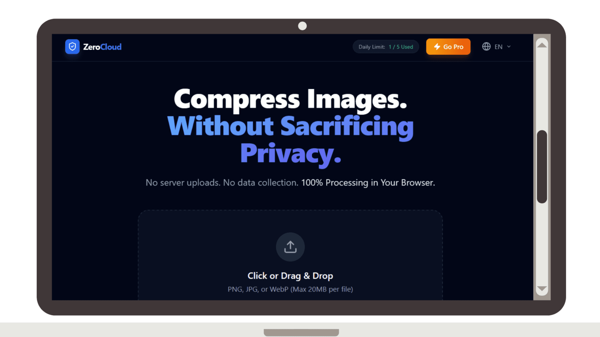 ZeroCloud - Utilitas Gambar Lokal