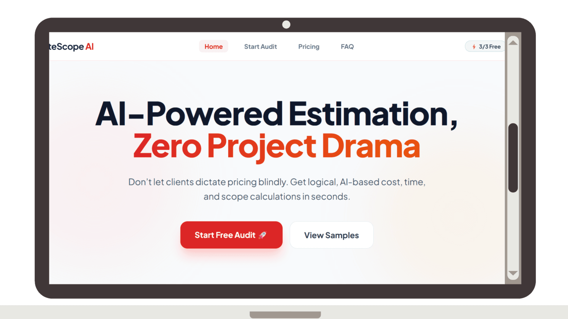 EstimateScopeAI - Auditor Pintar